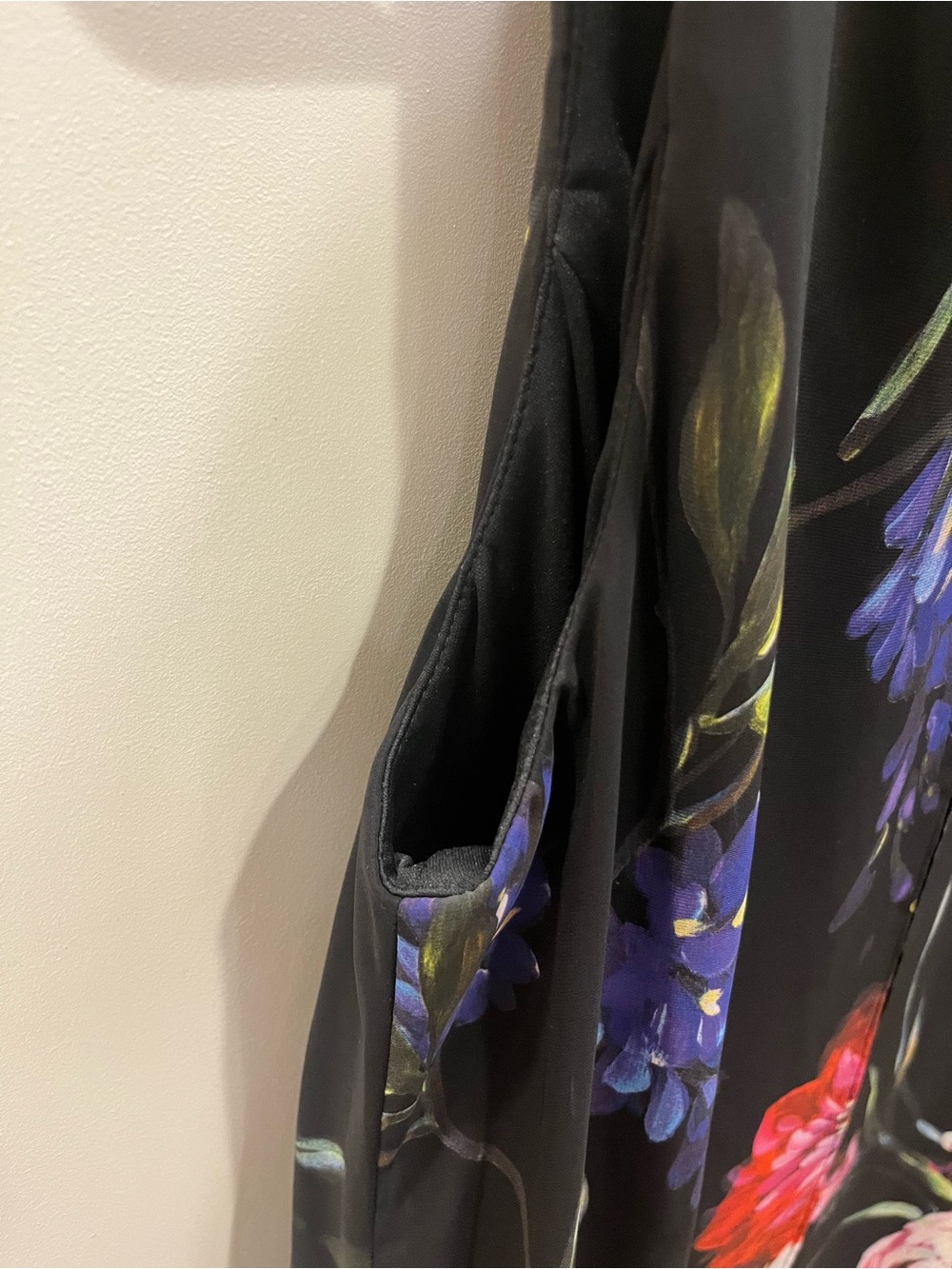 Ignite Evening Black Floral Dress - Picture 5 of 7
